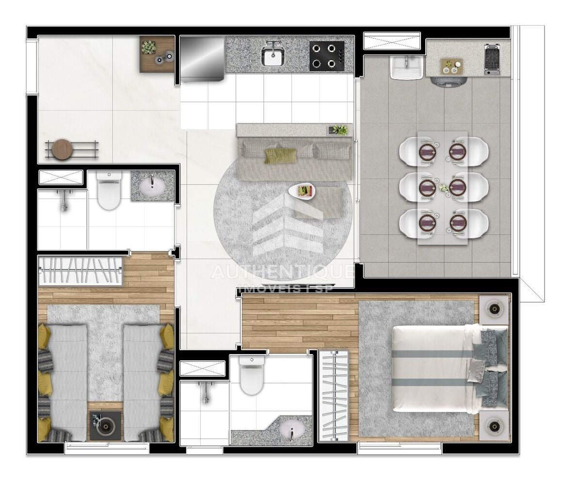 Apartamento, 2 quartos, 41 m² - Foto 45