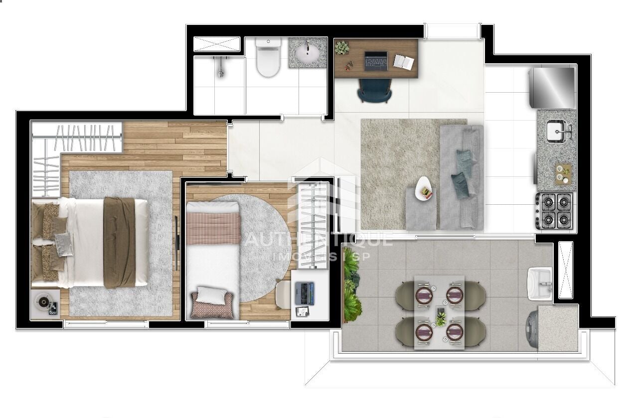 Apartamento, 2 quartos, 41 m² - Foto 50