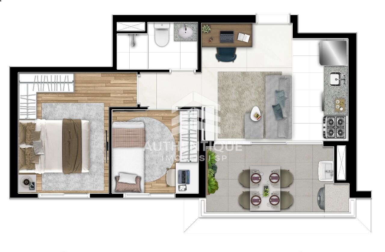Apartamento, 2 quartos, 41 m² - Foto 50