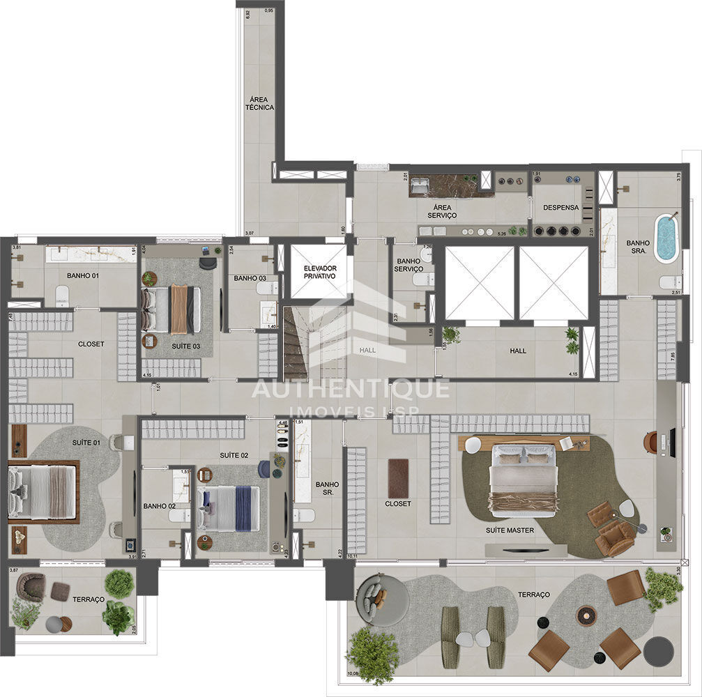 Apartamento, 4 quartos, 380 m² - Foto 47