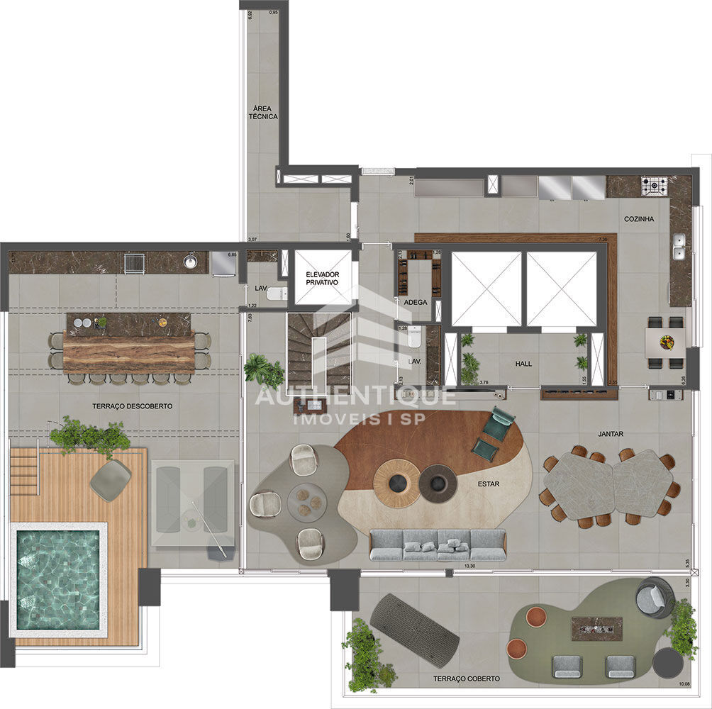 Apartamento, 4 quartos, 380 m² - Foto 48