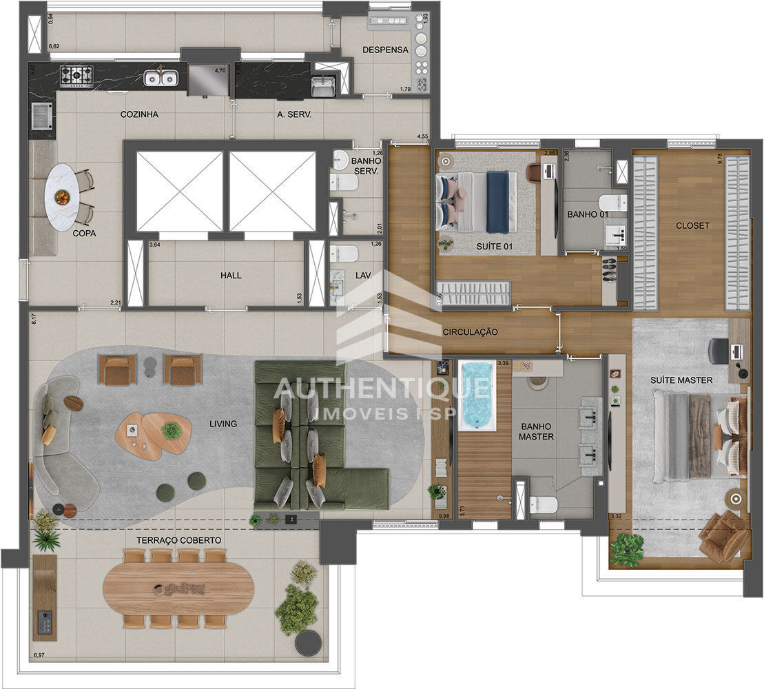Apartamento, 4 quartos, 380 m² - Foto 41