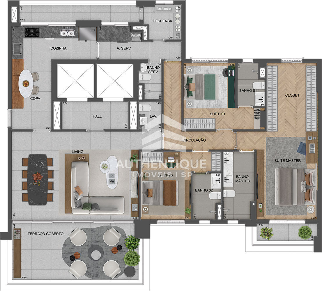 Apartamento, 4 quartos, 380 m² - Foto 42