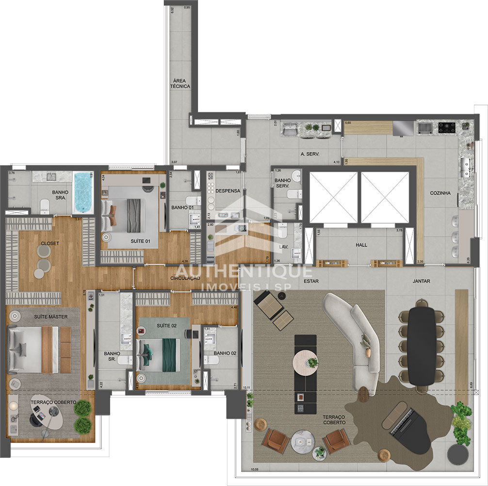 Apartamento, 4 quartos, 380 m² - Foto 43