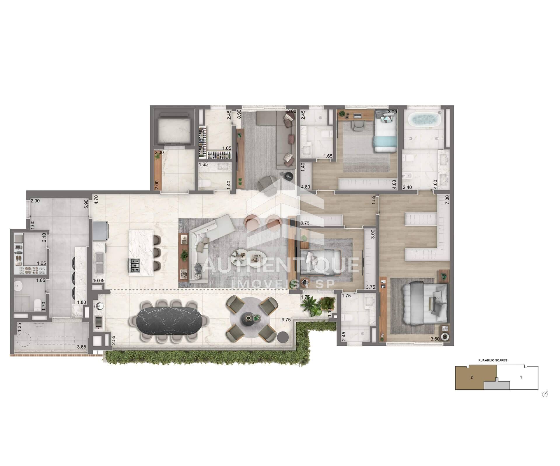 Apartamento, 4 quartos, 232 m² - Foto 19