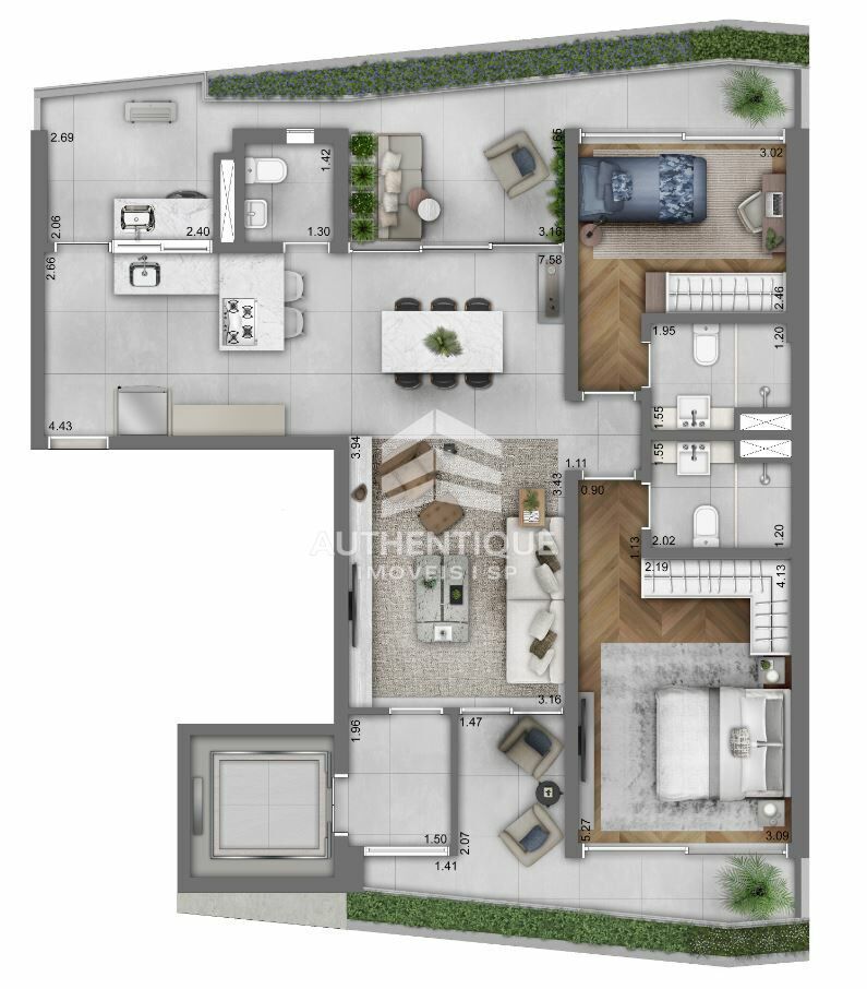 Apartamento, 1 quarto, 35 m² - Foto 15