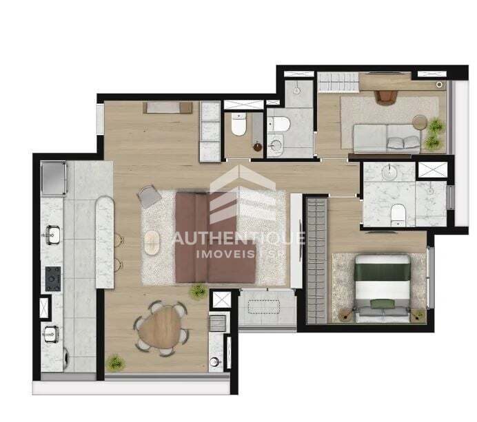Apartamento, 1 quarto, 25 m² - Foto 8