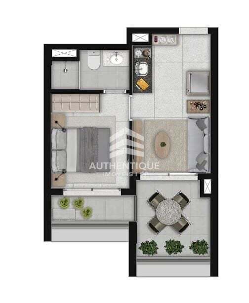 Apartamento, 1 quarto, 25 m² - Foto 6
