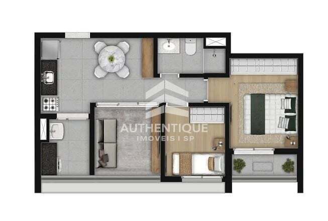 Apartamento, 1 quarto, 25 m² - Foto 7