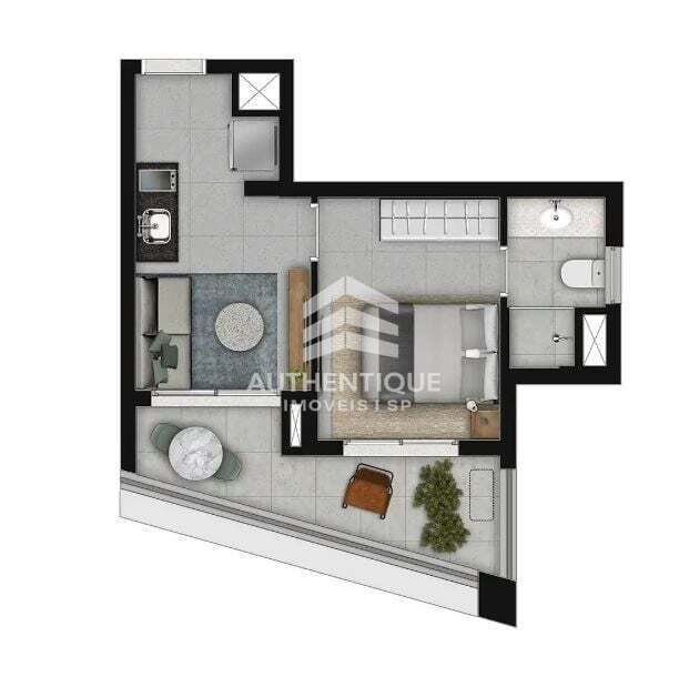Apartamento, 1 quarto, 25 m² - Foto 5