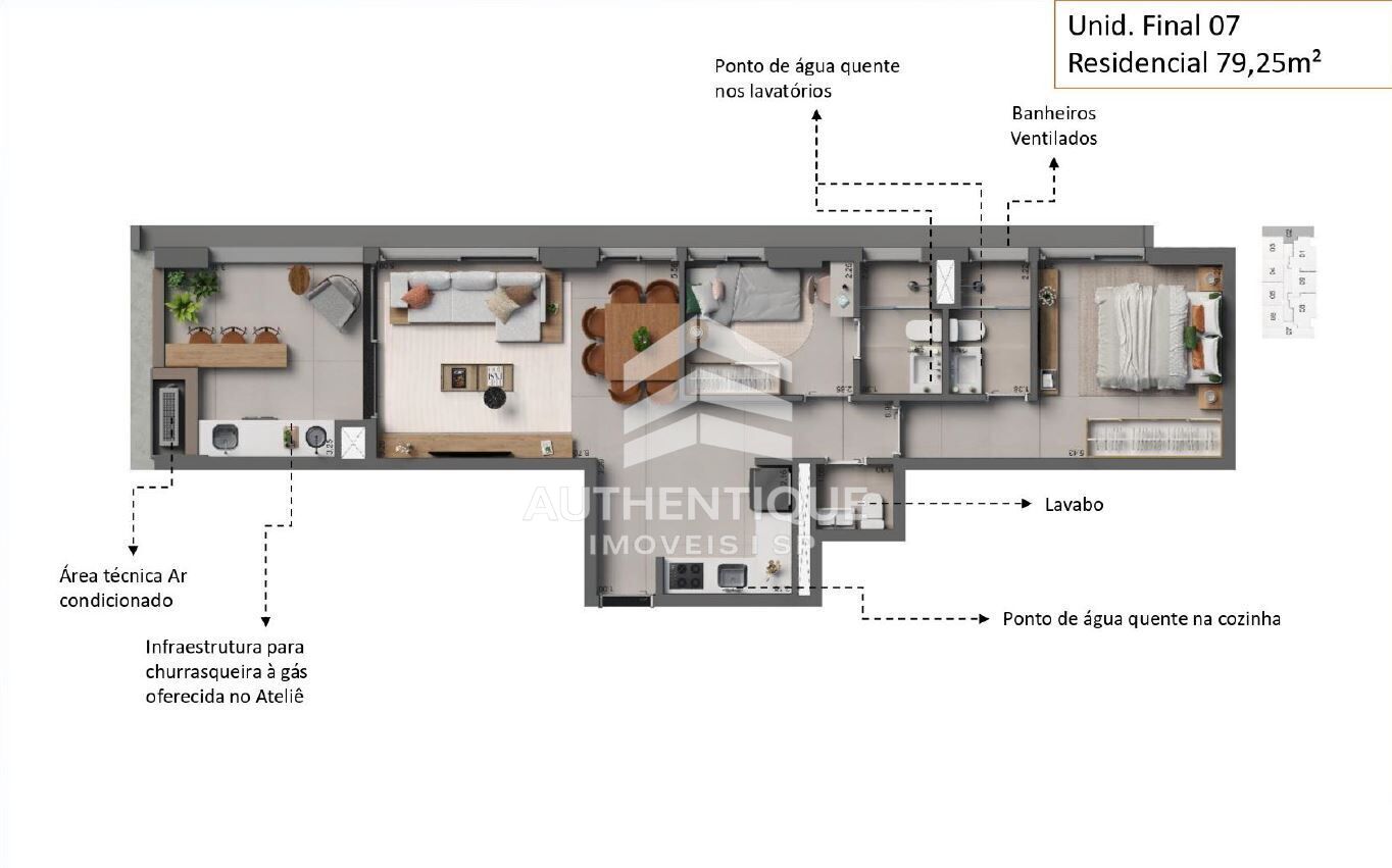 Apartamento, 2 quartos, 60 m² - Foto 23