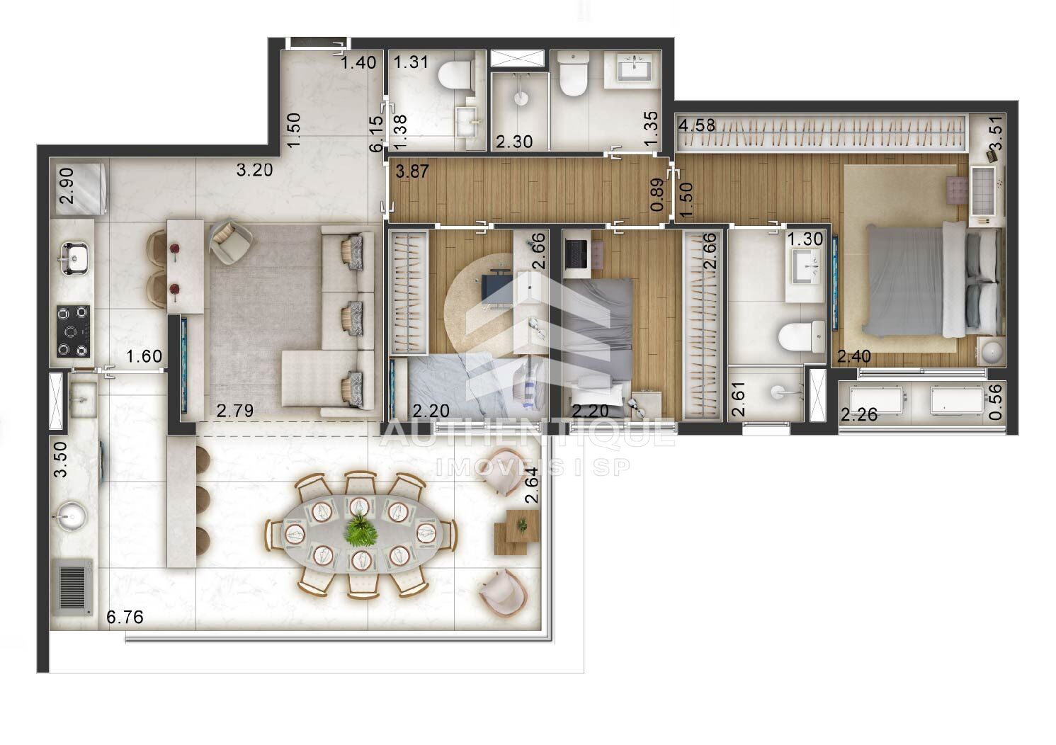 Apartamento, 3 quartos, 86 m² - Foto 18
