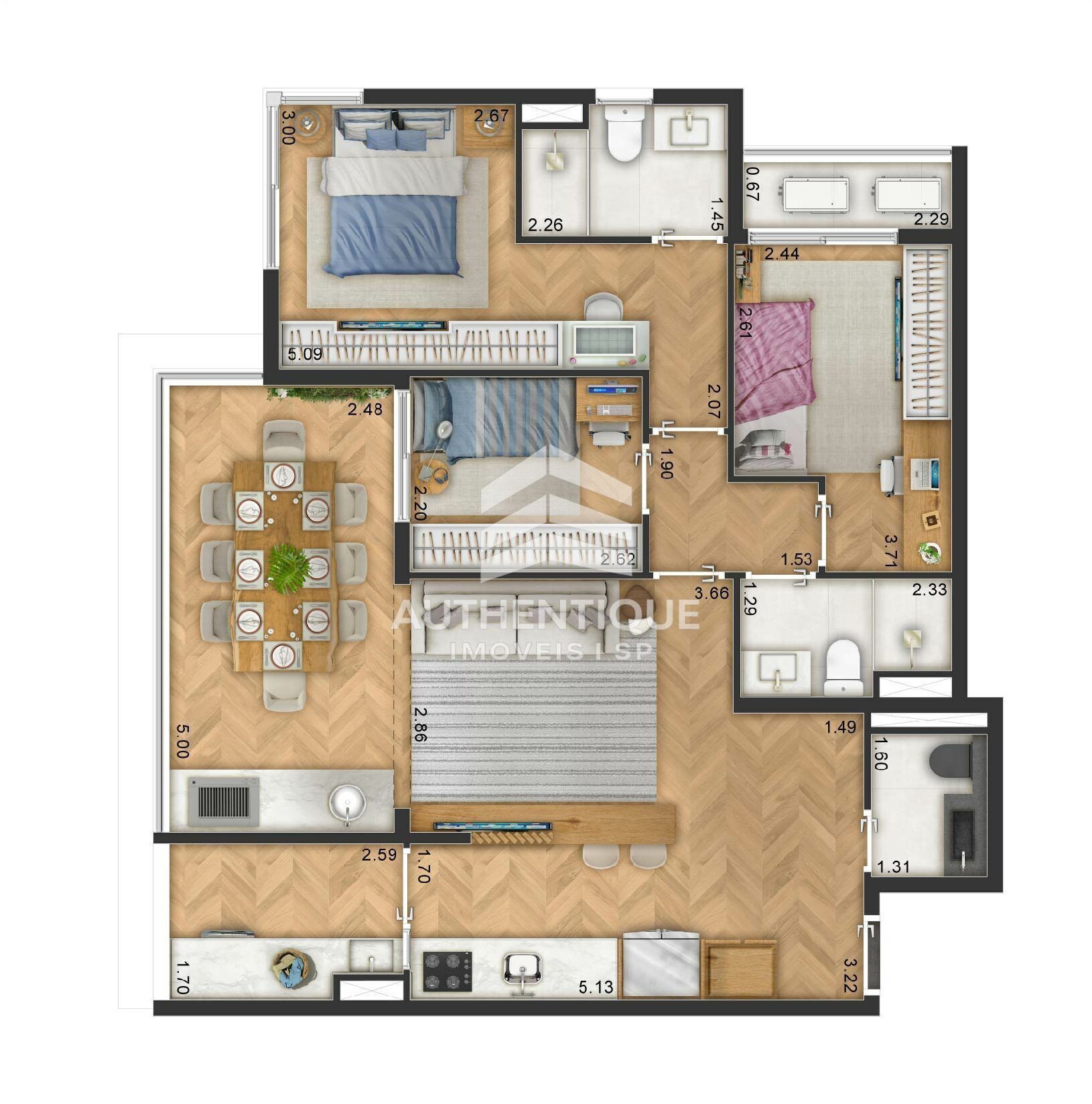 Apartamento, 3 quartos, 86 m² - Foto 20
