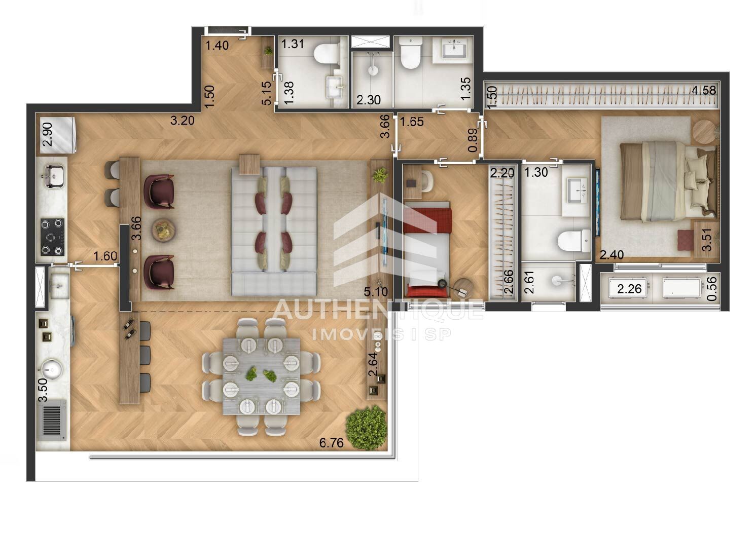Apartamento, 3 quartos, 86 m² - Foto 14