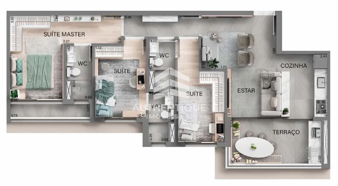 Apartamento, 3 quartos, 90 m² - Foto 37