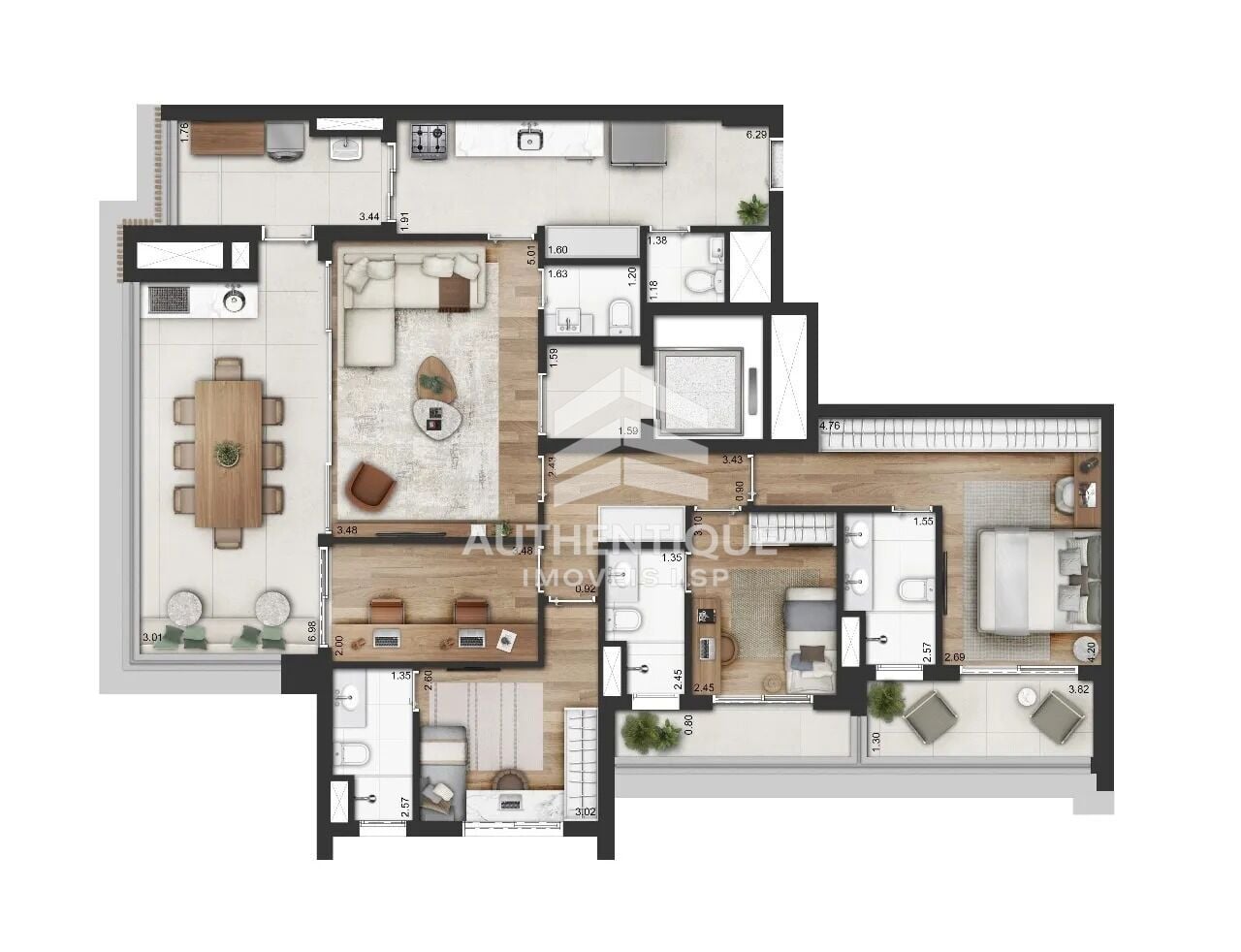 Apartamento, 3 quartos, 151 m² - Foto 17