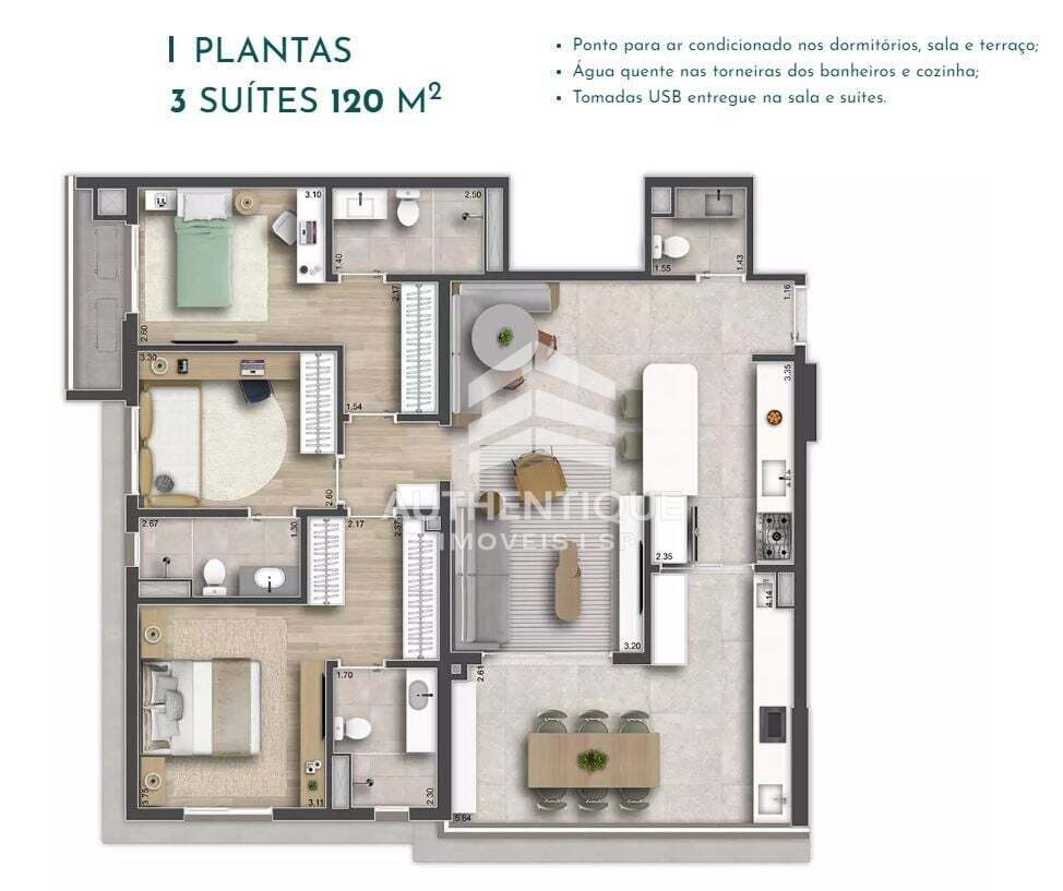 Apartamento, 3 quartos, 148 m² - Foto 13