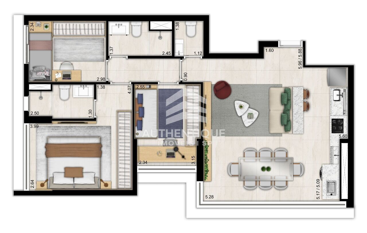 Apartamento, 3 quartos, 79 m² - Foto 35