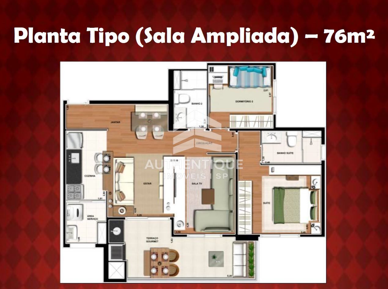 Apartamento, 2 quartos, 76 m² - Foto 17