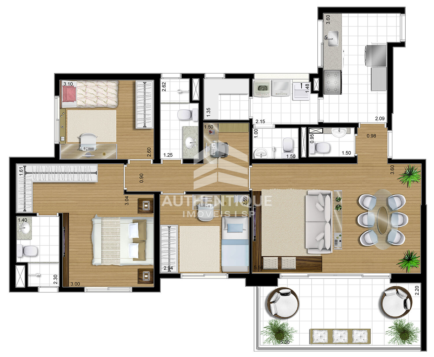 Apartamento, 3 quartos, 107 m² - Foto 15