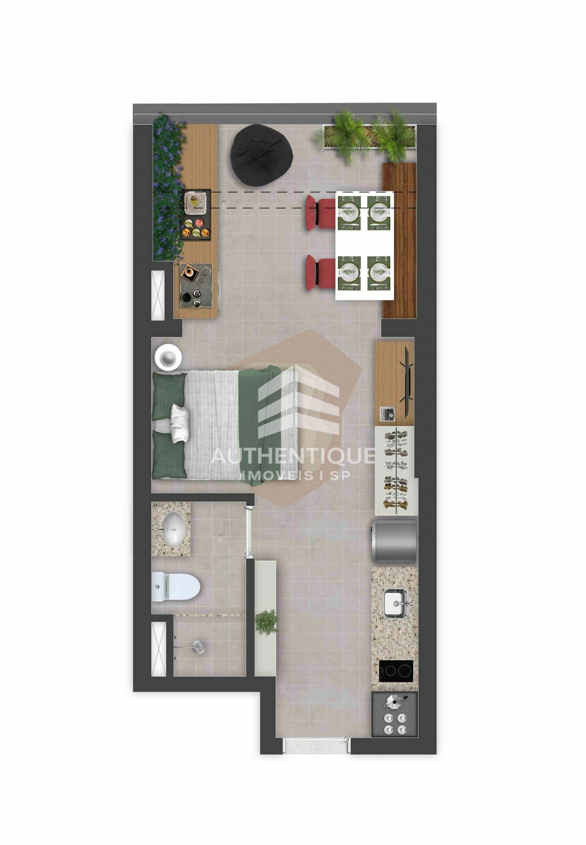 Apartamento, 2 quartos, 37 m² - Foto 31