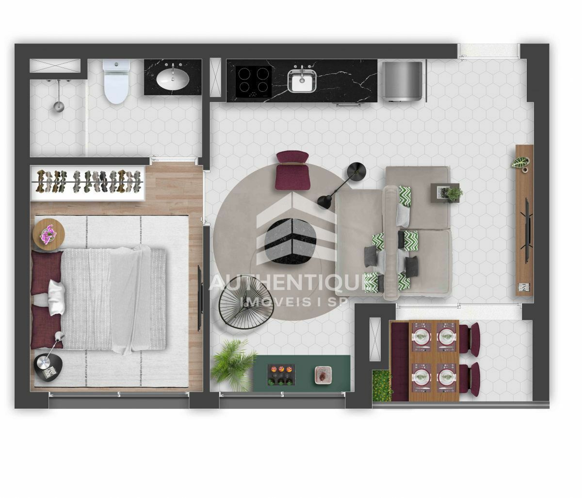 Apartamento, 2 quartos, 37 m² - Foto 35