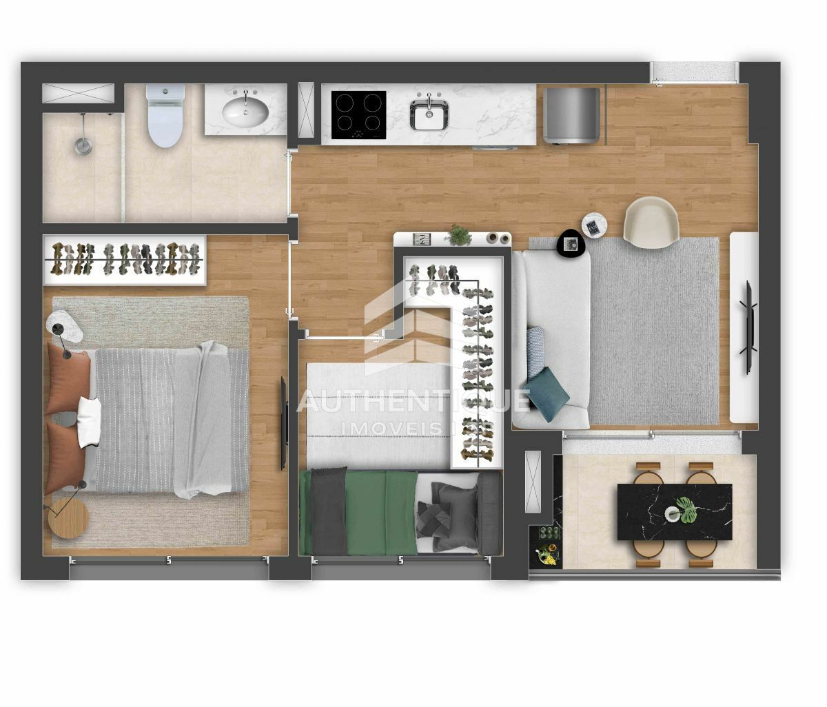 Apartamento, 2 quartos, 37 m² - Foto 33