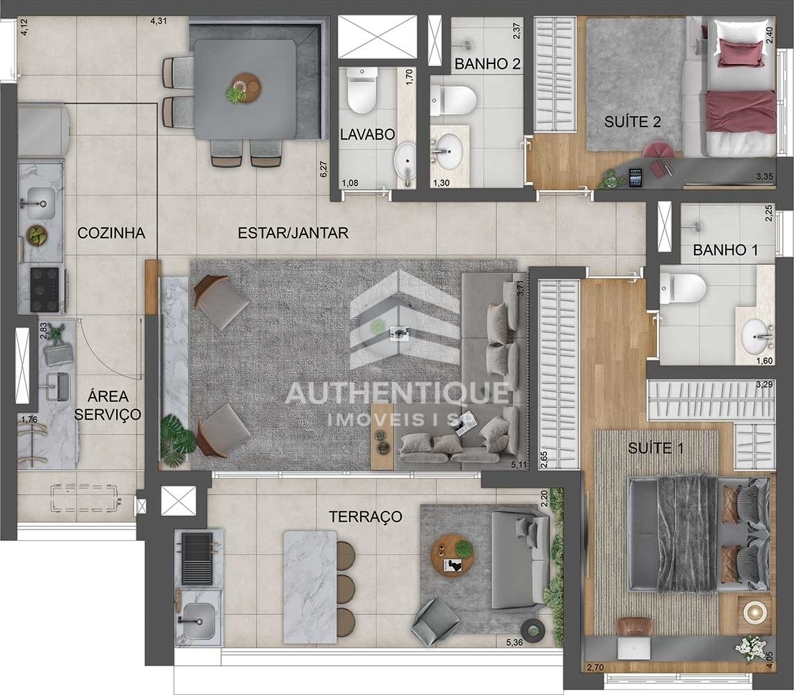 Apartamento, 3 quartos, 78 m² - Foto 32