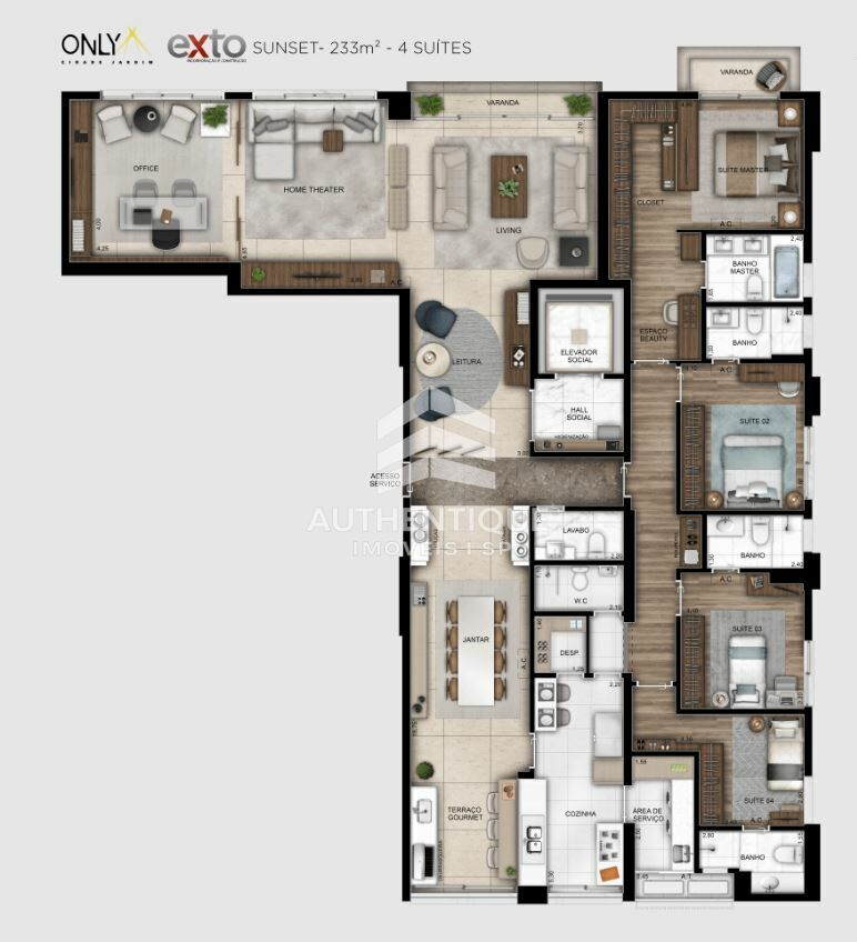 Apartamento, 4 quartos, 233 m² - Foto 35