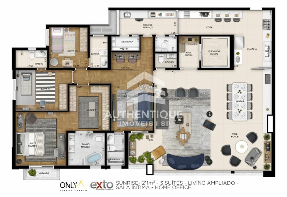 Apartamento, 4 quartos, 233 m² - Foto 32