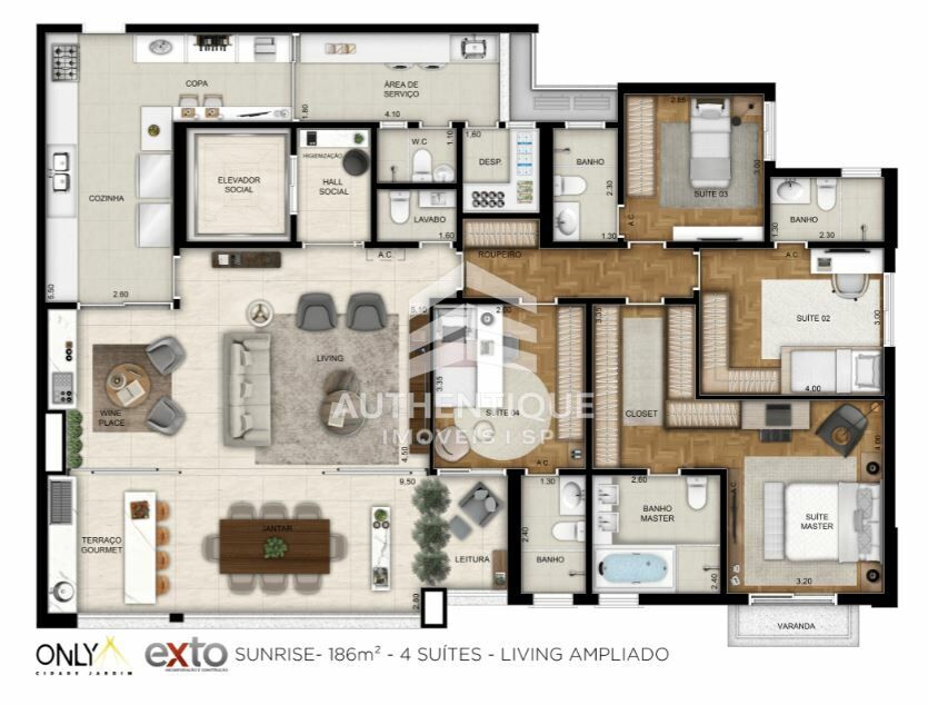 Apartamento, 4 quartos, 233 m² - Foto 31