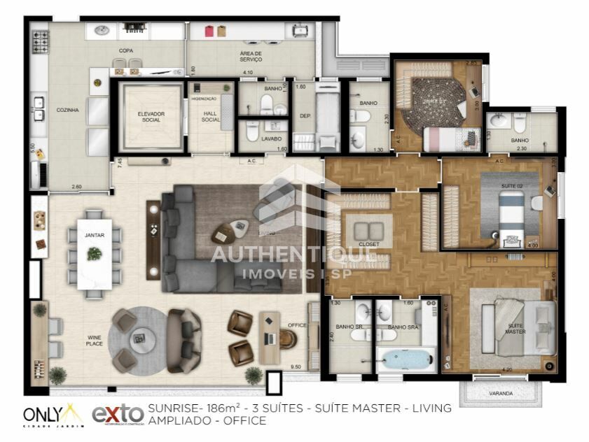Apartamento, 4 quartos, 233 m² - Foto 30