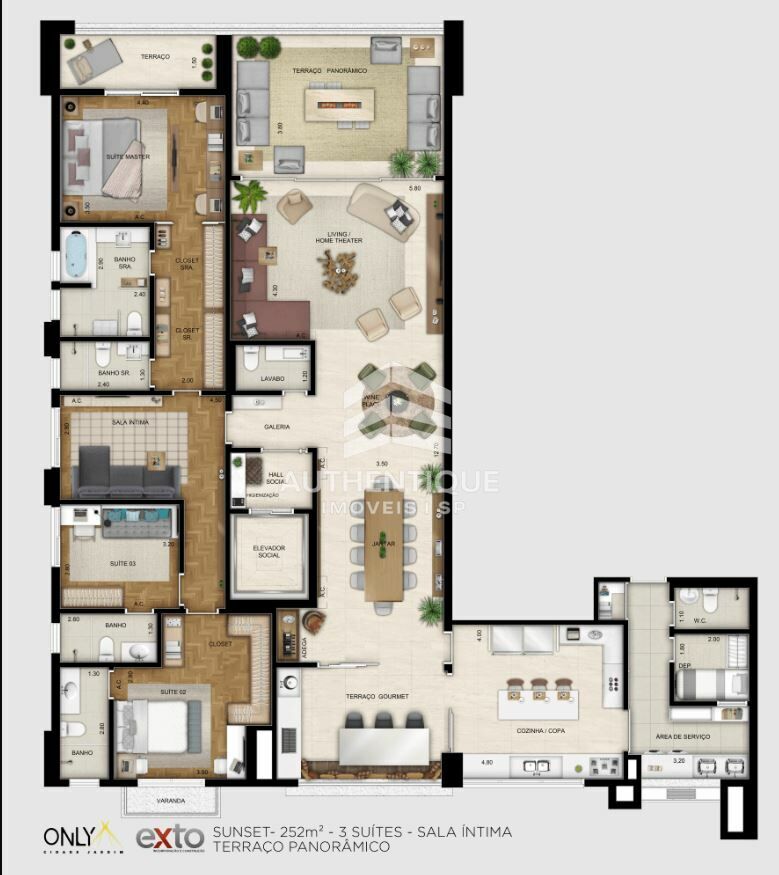 Apartamento, 4 quartos, 233 m² - Foto 36