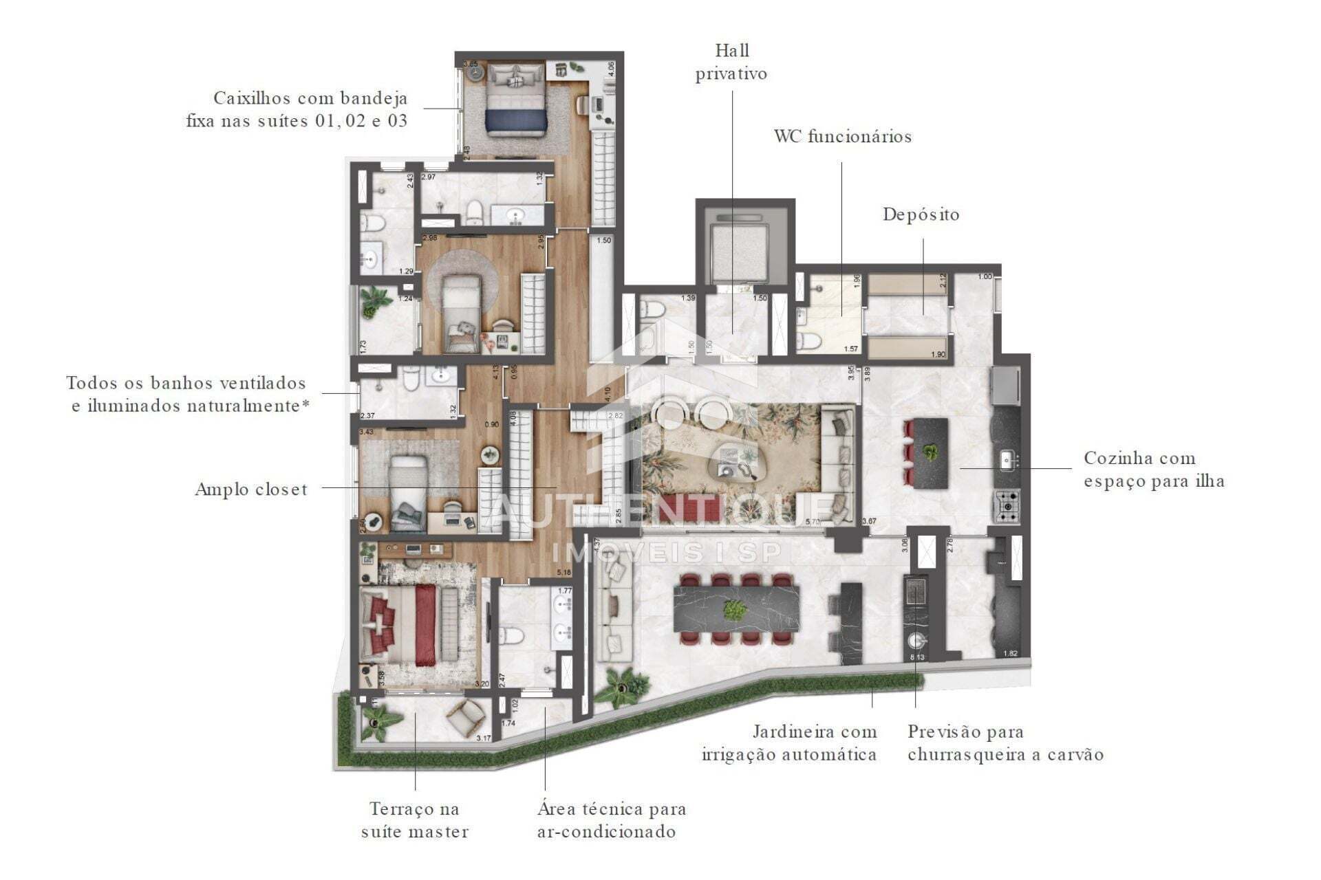 Apartamento, 4 quartos, 428 m² - Foto 31