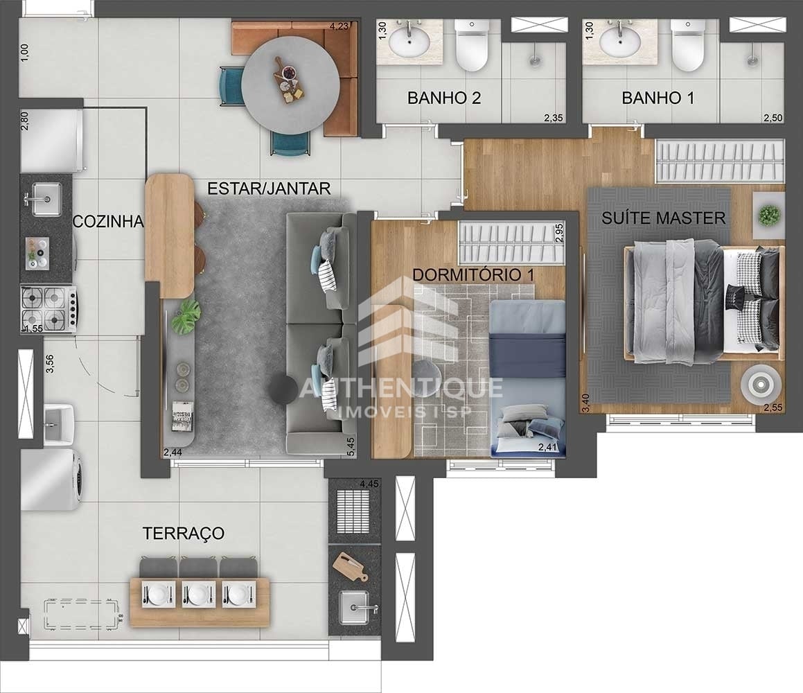 Apartamento, 3 quartos, 78 m² - Foto 33