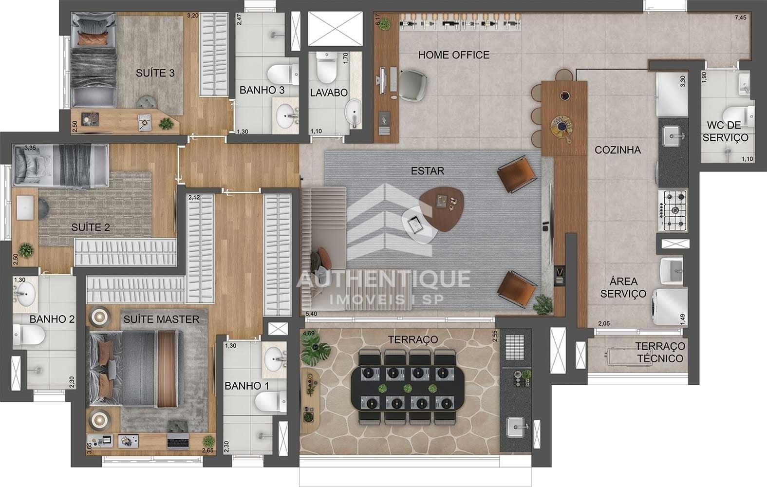 Apartamento, 3 quartos, 78 m² - Foto 35