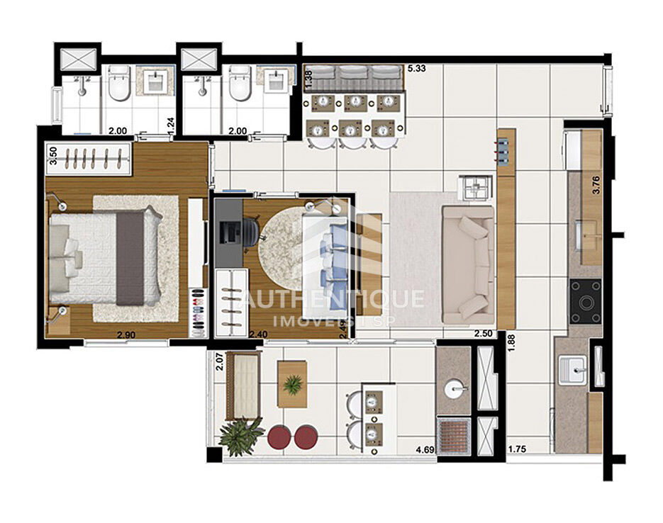 Apartamento, 2 quartos, 65 m² - Foto 29