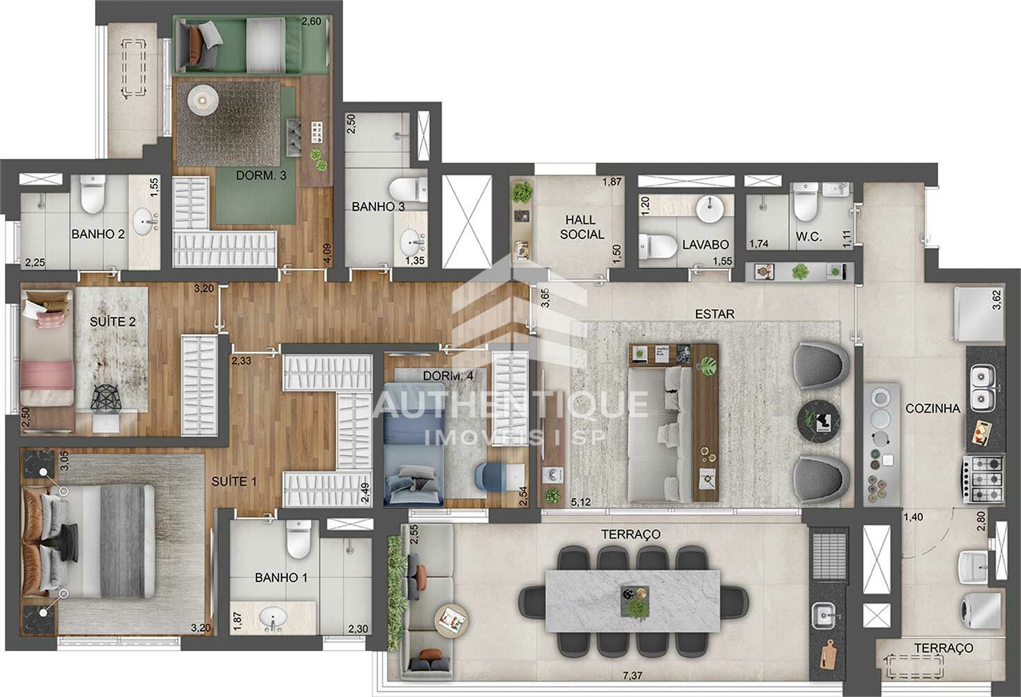 Apartamento, 4 quartos, 141 m² - Foto 28
