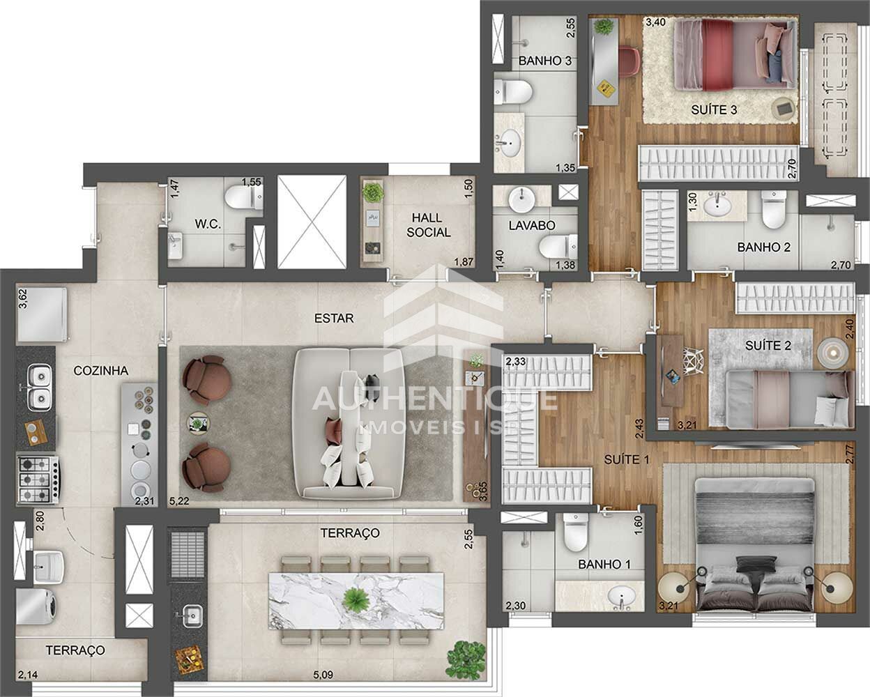Apartamento, 4 quartos, 141 m² - Foto 27