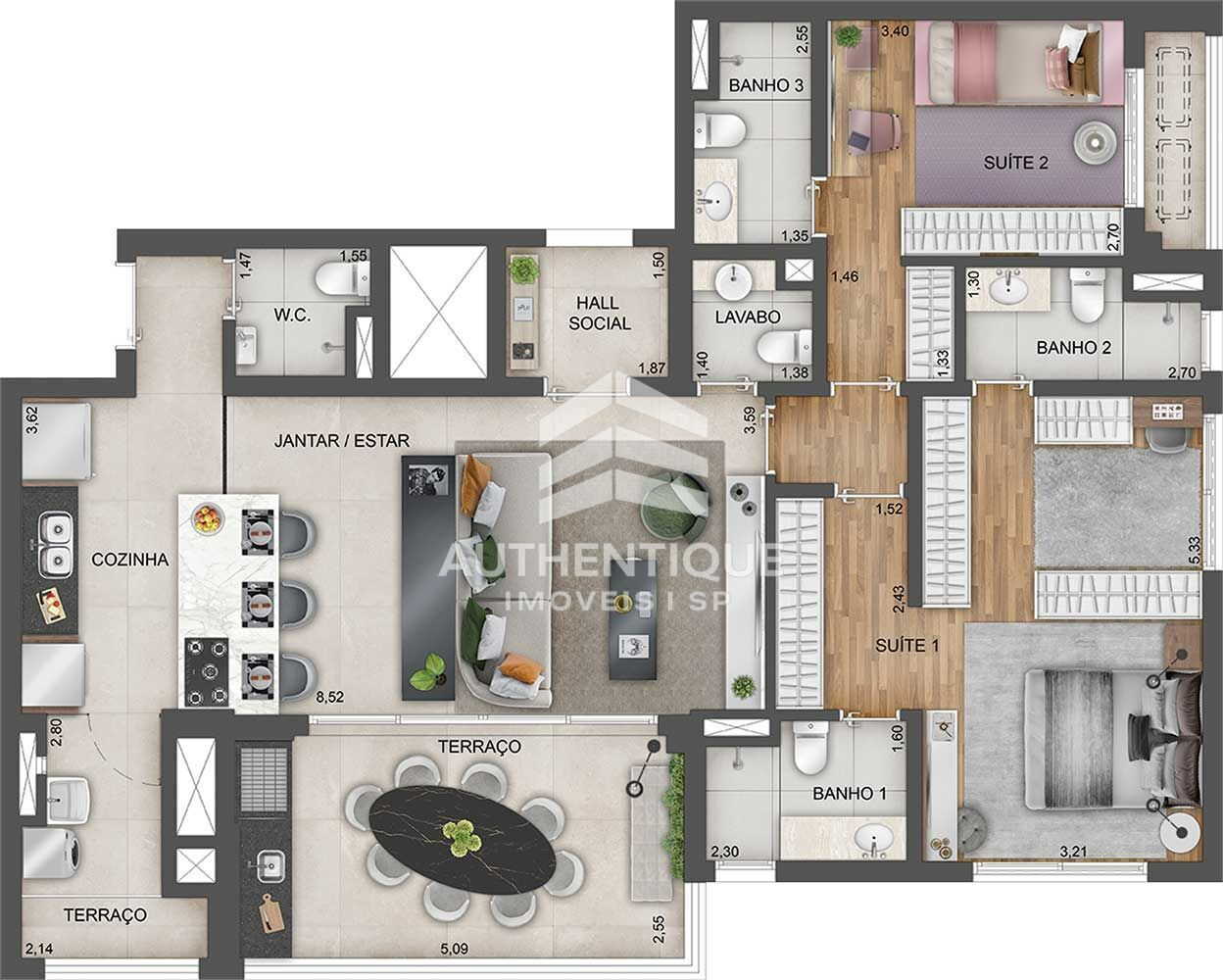 Apartamento, 4 quartos, 141 m² - Foto 24