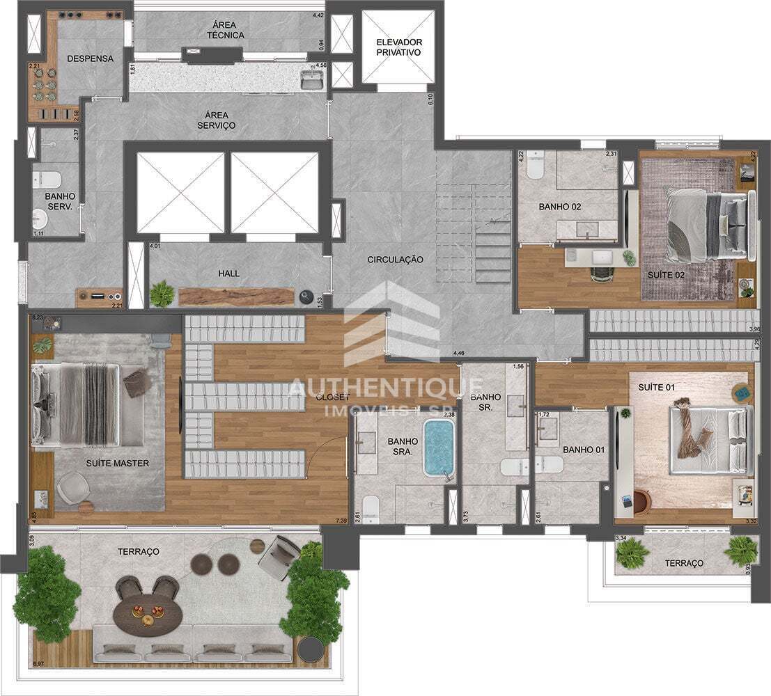 Cobertura, 4 quartos, 571 m² - Foto 45