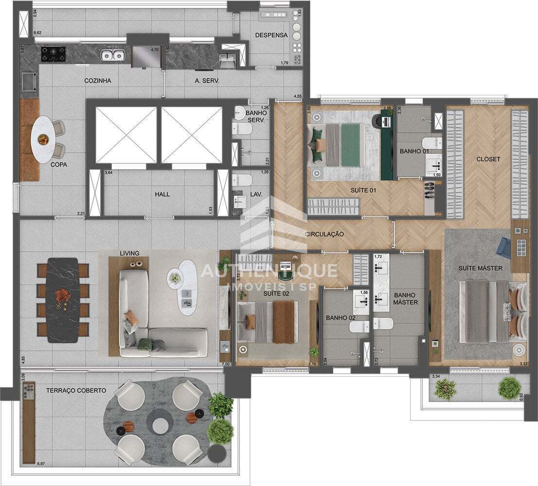 Cobertura, 4 quartos, 571 m² - Foto 42