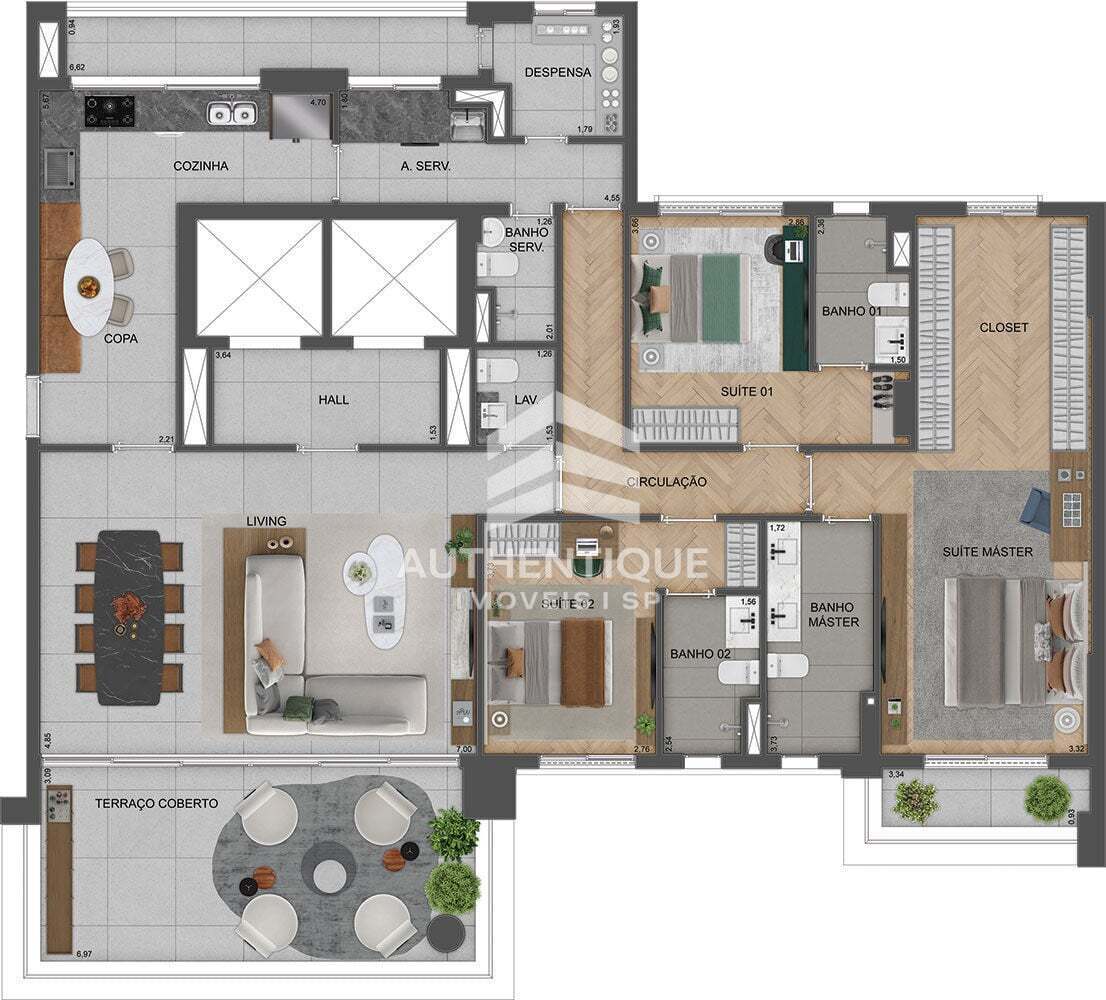 Cobertura, 4 quartos, 571 m² - Foto 42