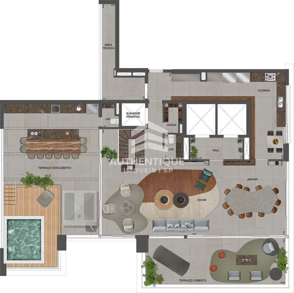 Cobertura, 4 quartos, 571 m² - Foto 48