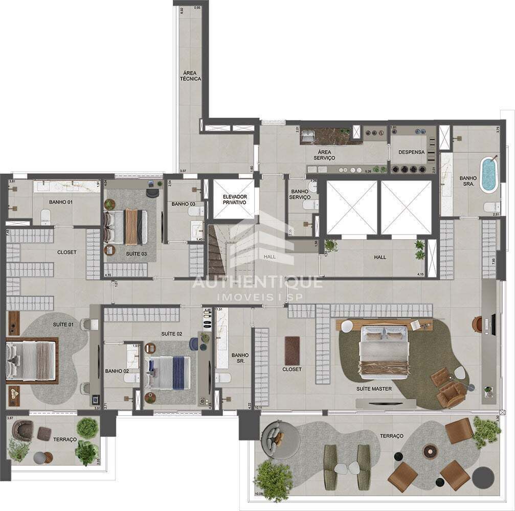 Cobertura, 4 quartos, 571 m² - Foto 47