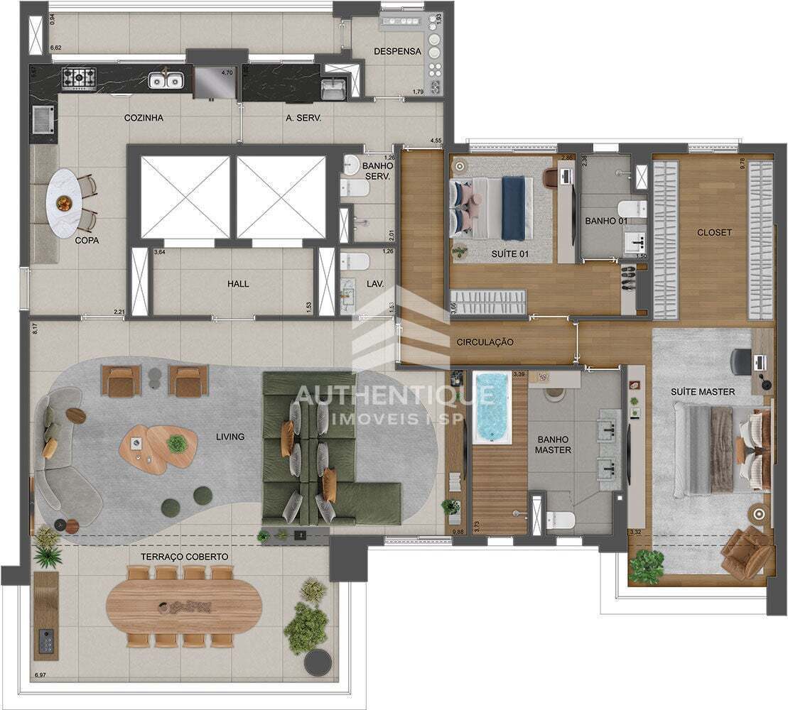 Cobertura, 4 quartos, 571 m² - Foto 41