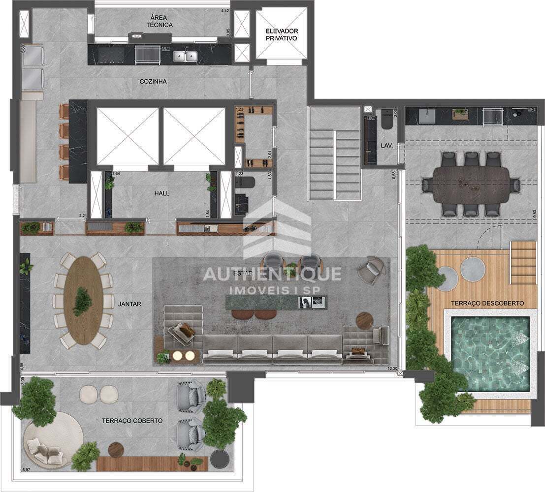 Cobertura, 4 quartos, 571 m² - Foto 46