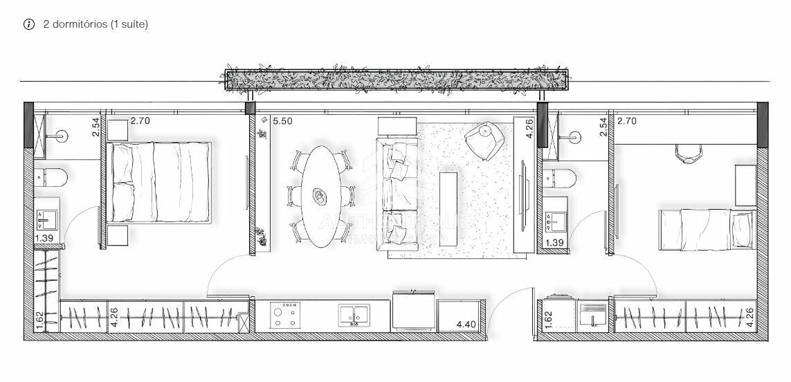 Cobertura, 1 quarto, 161 m² - Foto 27