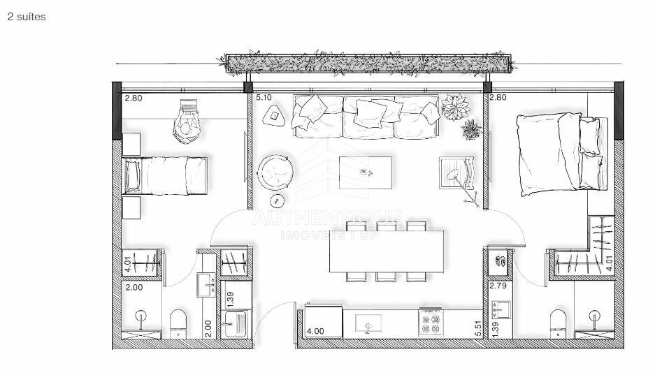 Cobertura, 1 quarto, 161 m² - Foto 26