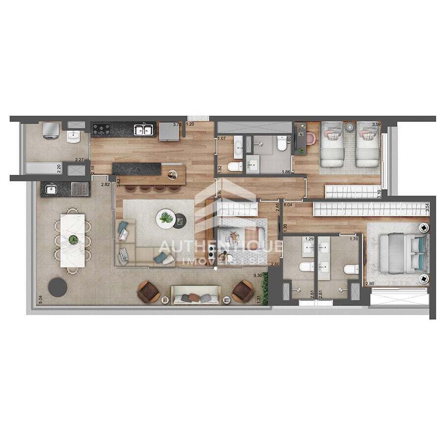 Apartamento, 3 quartos, 115 m² - Foto 35